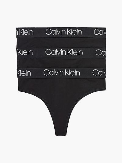 Calvin Klein Underwear HU059227 | Calvin Klein Body High Waisted Női Tanga Fekete